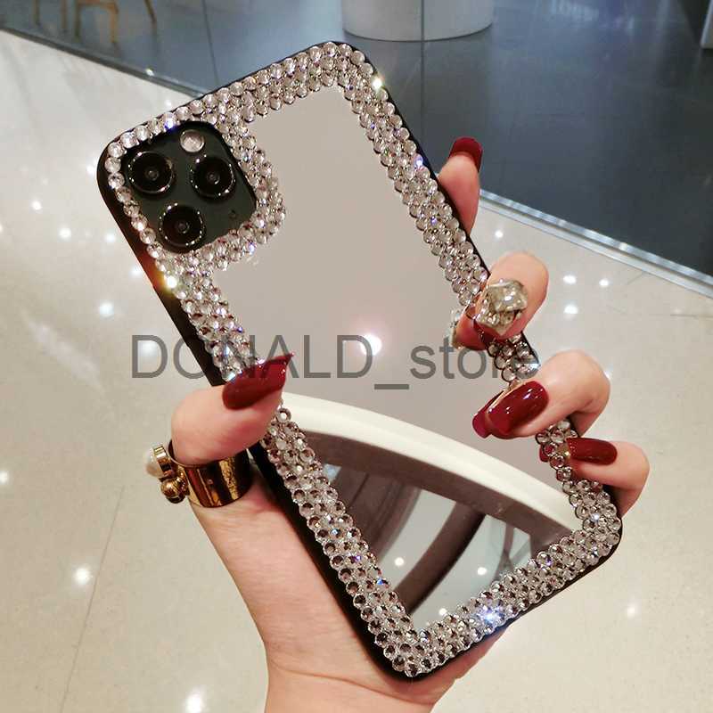 

Cell Phone Cases Fashion Diamond Mirror Case For Samsung A50 A52 A72 A32 A11 A31 A20 A40 A70 A10S A30S A20E A12 A21S A51 A71 Protection TPU Cover J230620