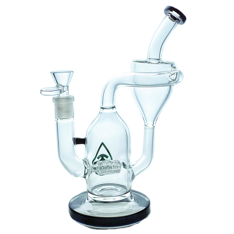 Hot Recycler bong oil rig glass hookah with 1 perc kromedome swivel water column 14mm connector GB-320
Hot Recycler bong oil rig glass hookah with 1 perc kromedome swivel water column 14mm connector GB-320