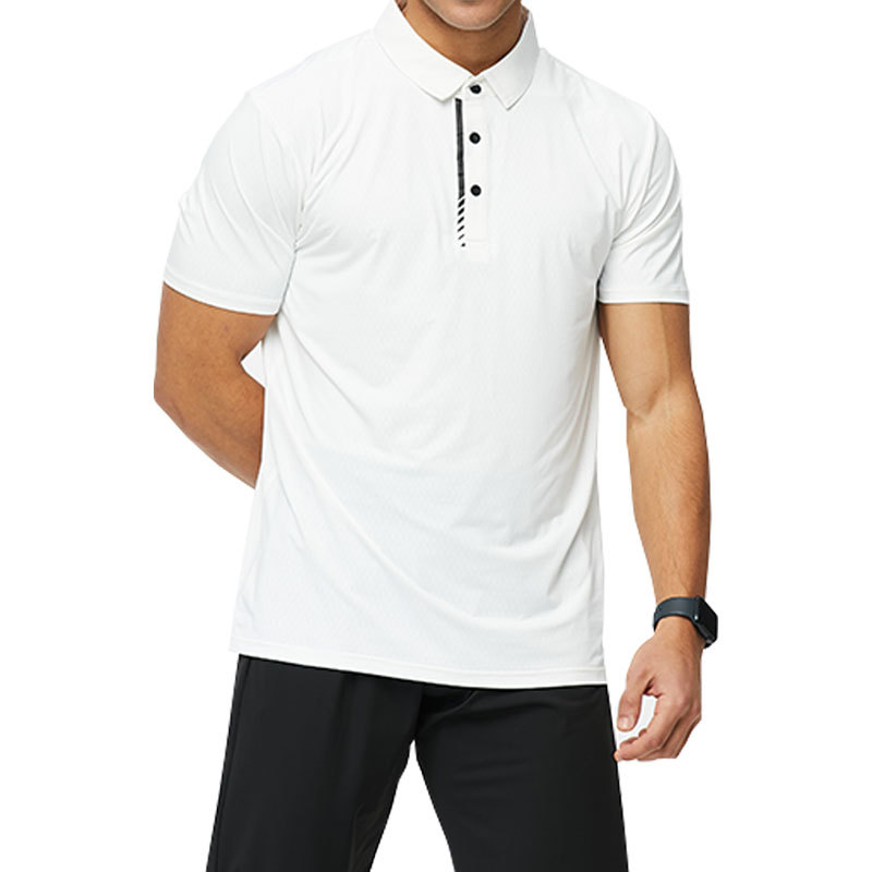 Image of lu Outdoor Men&#039;s Sport Polo Shirt Mens Quick Dry Sweat-wicking Short Top Men Wrokout Short Sleeve R511 4XL