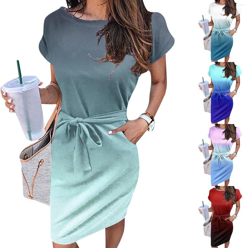 Casual Dresses Summer Dress Women 2023 Female Striped Short Sleeve Tie Waist With Pockets Sundress Holiday Loose Beach, Sky blue
Casual Dresses Summer Dress Women 2023 Female Striped Short Sleeve Tie Waist With Pockets Sundress Holiday Loose Beach, Sky blue