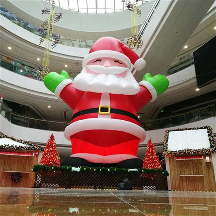 

10mH 33ft Free ship Giant Inflatable Santa Claus father Christmas Decoration old man for Big Promotions Advertising Decorations