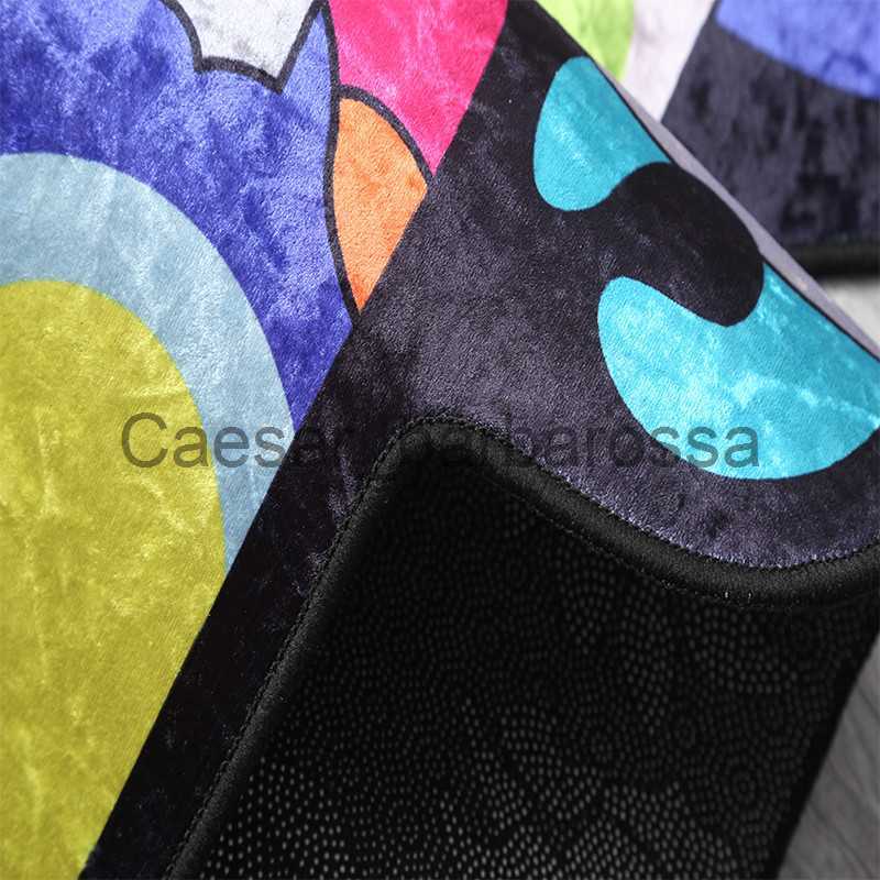 Carpets Irregular Cartoon Bearbricks Rug Multicolor Violence Bear Carpet For Bedroom Bedside NonSlip Fashion Home Floor Mat Rugs