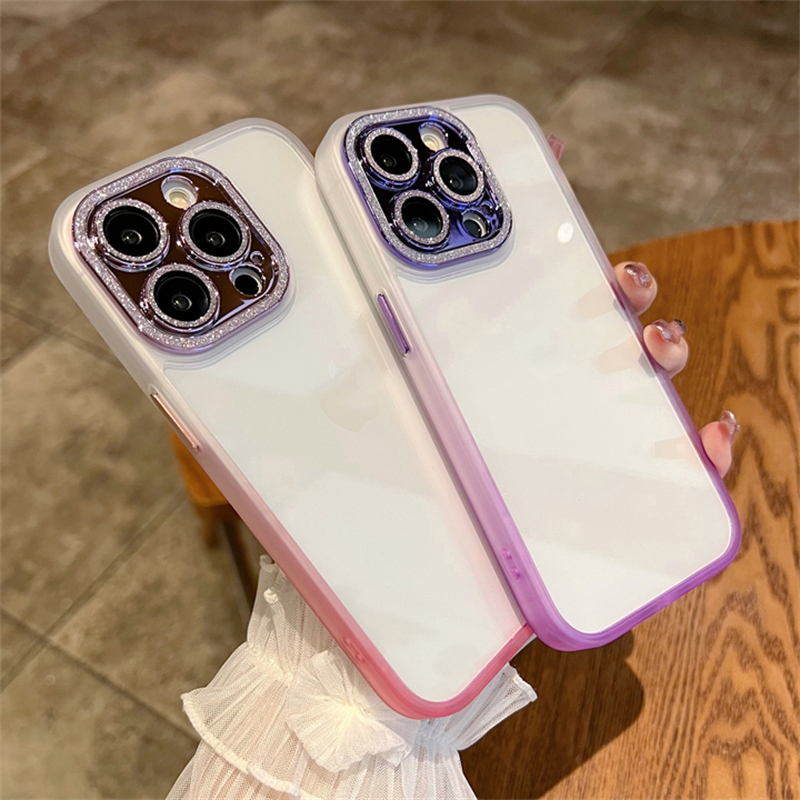 Luxury Electroplated Glitter Lens Protection Case For iPhone 14 12 13 Pro Max 14 Pro 11 Gradient Frame Transparent Acrylic Cover
Luxury Electroplated Glitter Lens Protection Case For iPhone 14 12 13 Pro Max 14 Pro 11 Gradient Frame Transparent Acrylic Cover