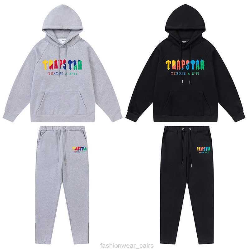 Designer Fashion Clothing Mens Tracksuits Hoodies Trapstar Rainbow Scarf Embroidery Plush Hoodie Closure Zipper Pants Casual Pants Hoodie Suit Fashion Rock Hip ho, Shipping fee 
Designer Fashion Clothing Mens Tracksuits Hoodies Trapstar Rainbow Scarf Embroidery Plush Hoodie Closure Zipper Pants Casual Pants Hoodie Suit Fashion Rock Hip ho, Shipping fee