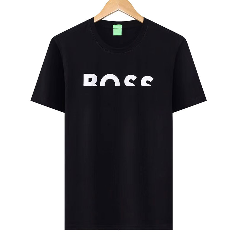 BOSS Fashion Mens Classic T shirt Letter Printing Summer Casual T shirt Round Neck Multi Color Breathable Top, Customize 
BOSS Fashion Mens Classic T shirt Letter Printing Summer Casual T shirt Round Neck Multi Color Breathable Top, Customize