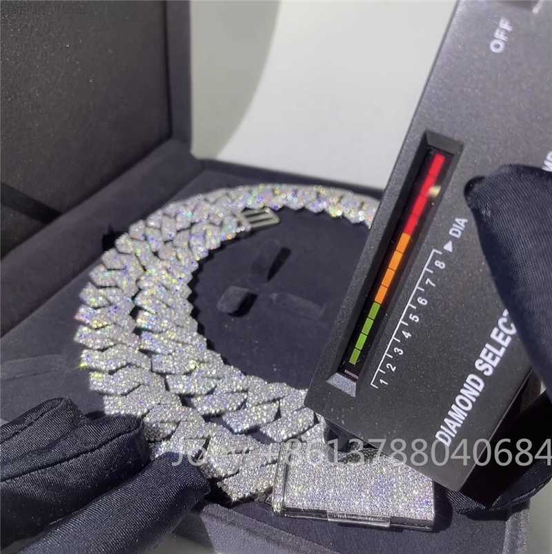 Hip Hop Jewelry 4 Rows Silver Gold Plated Necklace Vvs Moissanite Diamond Cuban Link Chain Necklace for Men
Hip Hop Jewelry 4 Rows Silver Gold Plated Necklace Vvs Moissanite Diamond Cuban Link Chain Necklace for Men