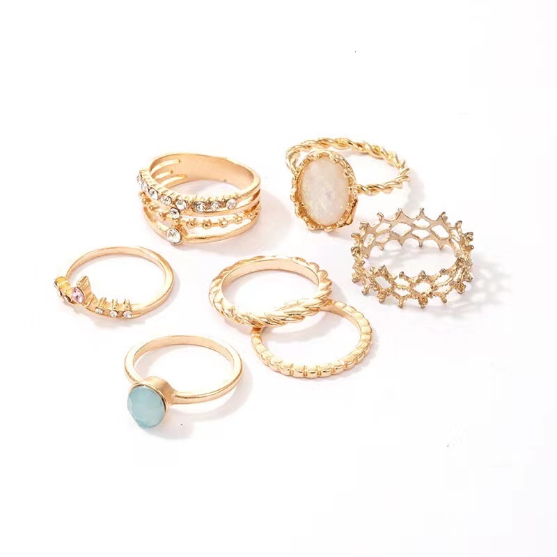 Solitaire Ring 100 Pcs Rings for Women Premium Jewelry Gifts Vintage Bohemia Couple Knuckle Wedding Party Goth Set Wholesale Mixed 230620