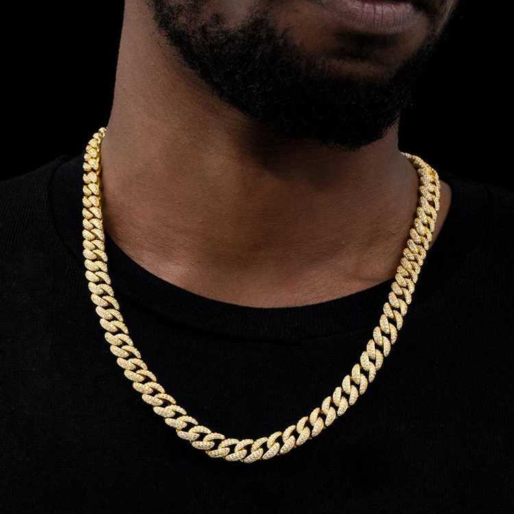 Wholesale Hip Hop Jewelry Gold Plated Cuban Necklace Moissanite Diamond Cuban Chain Iced Out
Wholesale Hip Hop Jewelry Gold Plated Cuban Necklace Moissanite Diamond Cuban Chain Iced Out