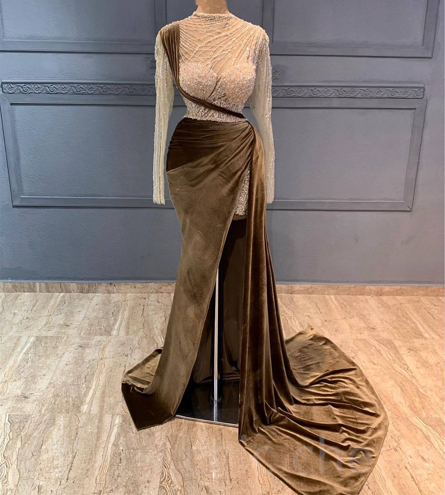 2023 Aso Ebi Brown Mermaid Prom Dress Sequined Lace Velvet Evening Formal Party Second Reception Birthday Bridesmaid Engagement Gowns Dresses Robe De Soiree ZJ426, Water melon
2023 Aso Ebi Brown Mermaid Prom Dress Sequined Lace Velvet Evening Formal Party Second Reception Birthday Bridesmaid Engagement Gowns Dresses Robe De Soiree ZJ426, Water melon
