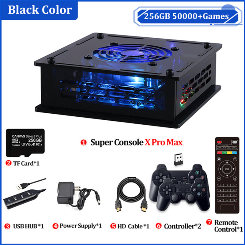 Retro WiFi Super Console X Pro Max Video game console 4K HD Output S905X CPU Dual System 50000+Games 50+ Emulator For PS1/PSP/DC
Retro WiFi Super Console X Pro Max Video game console 4K HD Output S905X CPU Dual System 50000+Games 50+ Emulator For PS1/PSP/DC