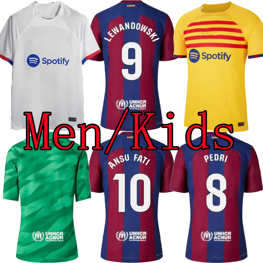 23 24 LEWANDOWSKI soccer jersey GAVI camiseta de futbol PEDRI FERRAN 2024 FC ANSU FATI RAPHINHA men kids kit football shirt, White
23 24 LEWANDOWSKI soccer jersey GAVI camiseta de futbol PEDRI FERRAN 2024 FC ANSU FATI RAPHINHA men kids kit football shirt, White