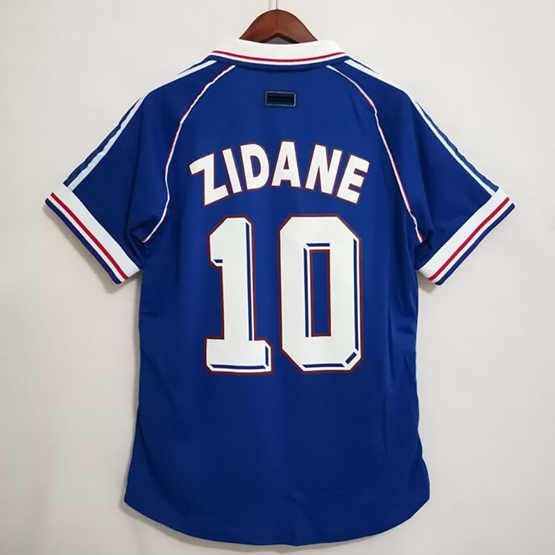 Retro 1998 Soccer jerseys 10# ZIDANE 12# HENRY Ribery MAILLOT DE FOOT 98 uniforms Football 1996 2000 2002 2004 2006 Hommes shirt Kit, Fr 2022 away
Retro 1998 Soccer jerseys 10# ZIDANE 12# HENRY Ribery MAILLOT DE FOOT 98 uniforms Football 1996 2000 2002 2004 2006 Hommes shirt Kit, Fr 2022 away