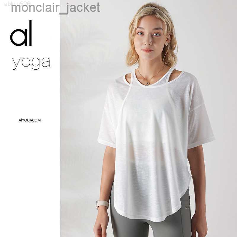 Designer Alos Yoga Suit Women' Summer Thin Short-sleeved Fitness Top Running Quick-drying Sports T-shirt Loose Blouse, Yellow
Designer Alos Yoga Suit Women' Summer Thin Short-sleeved Fitness Top Running Quick-drying Sports T-shirt Loose Blouse, Yellow