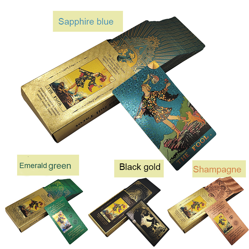 Outdoor Games Activities Cost Worthy Luxe Gold Foil Tarot Deck With Nice Plastic Package Board Game of Oracle Cards For Beginners 230619
Outdoor Games Activities Cost Worthy Luxe Gold Foil Tarot Deck With Nice Plastic Package Board Game of Oracle Cards For Beginners 230619