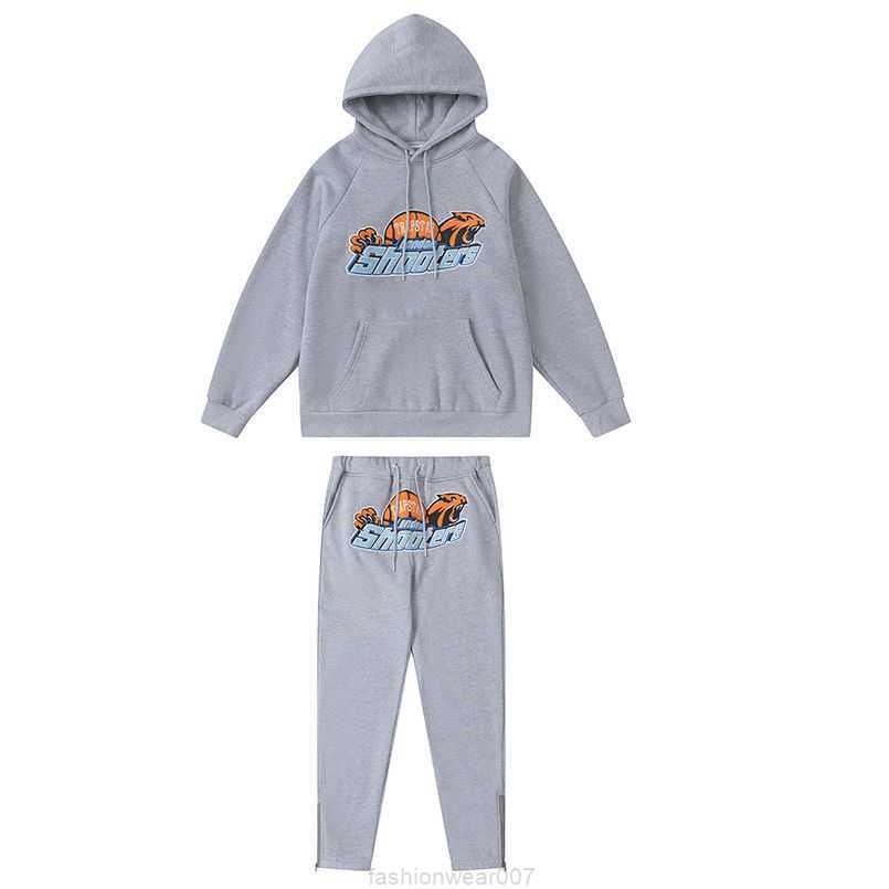 Designer Fashion Clothing Mens Tracksuits Hoodies Autumnwinter Trendy Trapstar London Long Sleeve Sweater Set Grey 2 Piece Set Pants British Rock Hip hop Cotton Str, Shipping fee
Designer Fashion Clothing Mens Tracksuits Hoodies Autumnwinter Trendy Trapstar London Long Sleeve Sweater Set Grey 2 Piece Set Pants British Rock Hip hop Cotton Str, Shipping fee