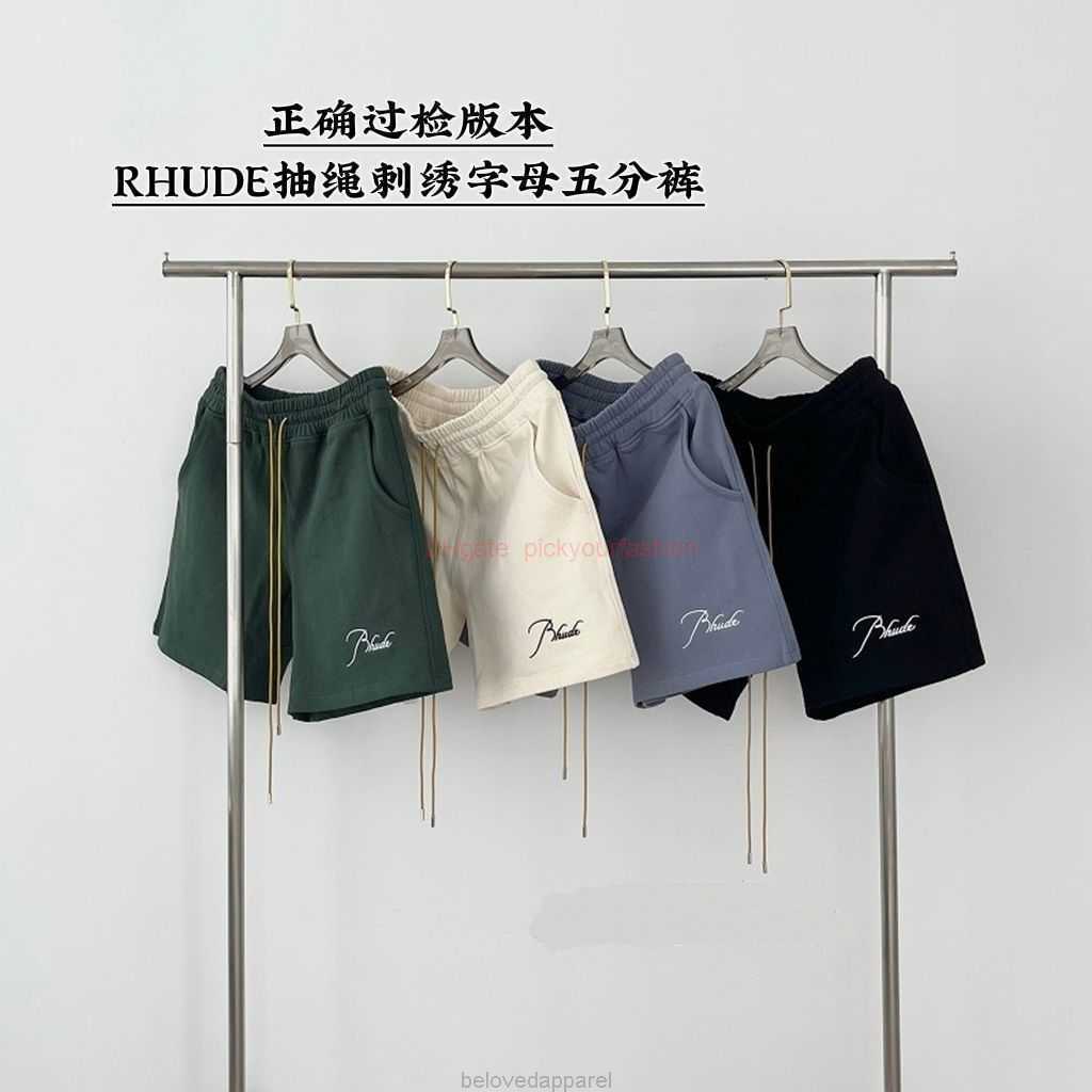 Designer Short Fashion Casual Clothing Beach shorts Cotton Rhude Embroidered Letter Drawstring Shorts for Men Women Couples High Street Loose Fashion Brand Pants C, Black
Designer Short Fashion Casual Clothing Beach shorts Cotton Rhude Embroidered Letter Drawstring Shorts for Men Women Couples High Street Loose Fashion Brand Pants C, Black