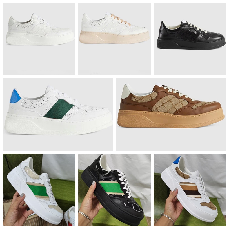 2023 Designer Embossed Sneakers Leather Sneakers Lace-up Platform Casual Shoes Green And Red Web Flat Canvas Size 36-46 men women Casual Shoes
2023 Designer Embossed Sneakers Leather Sneakers Lace-up Platform Casual Shoes Green And Red Web Flat Canvas Size 36-46 men women Casual Shoes
