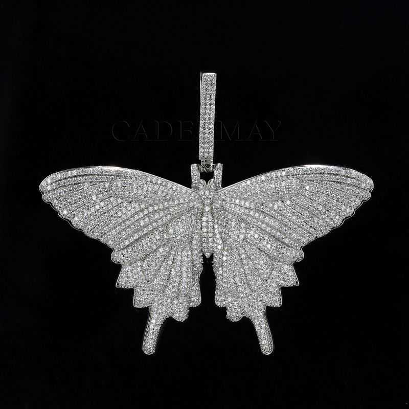 Cadermay Customized S925 Ice Out d Vvs Butterfly Hiphop Moissanite Pendant Pass Diamond Tester Pendant Necklace
Cadermay Customized S925 Ice Out d Vvs Butterfly Hiphop Moissanite Pendant Pass Diamond Tester Pendant Necklace