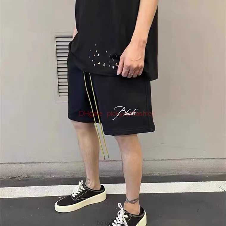 Designer Short Fashion Casual Clothing Beach shorts New Rhude Embroidered High Street Drawstring Casual Fashion Brand Sports Shorts Mens Summer Pure Cotton Thin In, Black and white
Designer Short Fashion Casual Clothing Beach shorts New Rhude Embroidered High Street Drawstring Casual Fashion Brand Sports Shorts Mens Summer Pure Cotton Thin In, Black and white
