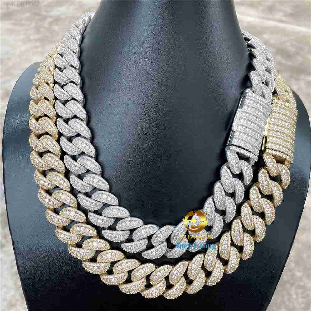 Pass Diamond Tester 20mm 925 Silver Vvs Moissanite Diamond Custom Hip Hop Jewelry Iced Out Cuban Link Chain Rappers Necklace
Pass Diamond Tester 20mm 925 Silver Vvs Moissanite Diamond Custom Hip Hop Jewelry Iced Out Cuban Link Chain Rappers Necklace