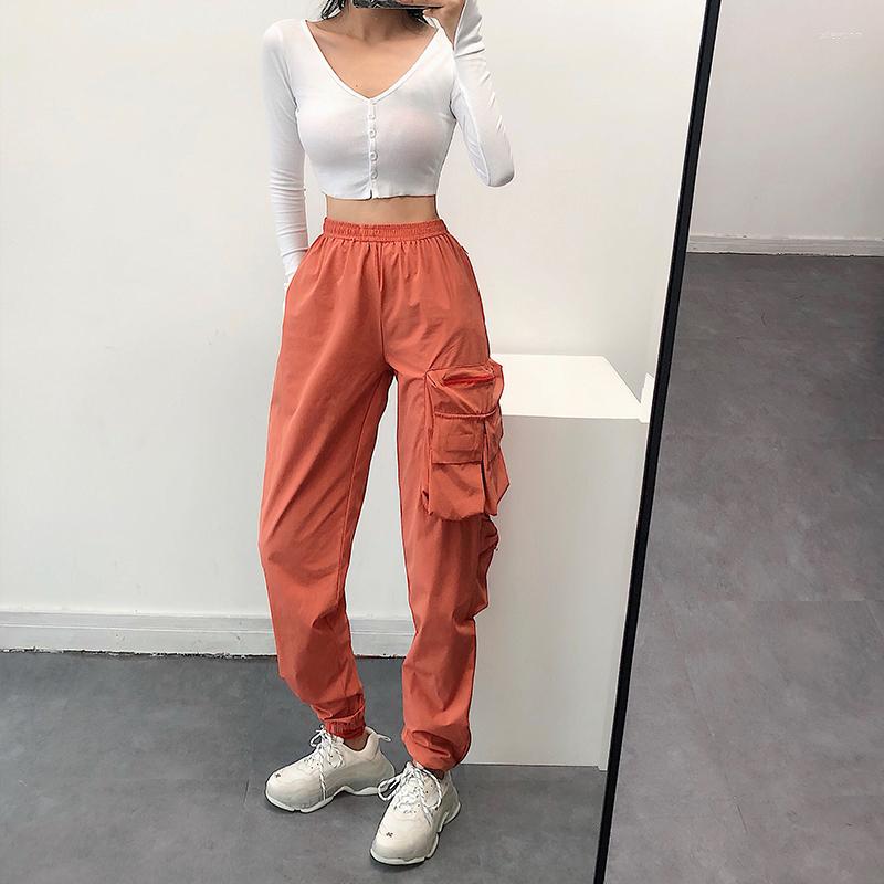 Women's Pants 2023 Cargo Women Elastic High Waist Pantalon Long Trousers Cool Casual Pocket Harem Streetwear BF, Black
Women's Pants 2023 Cargo Women Elastic High Waist Pantalon Long Trousers Cool Casual Pocket Harem Streetwear BF, Black