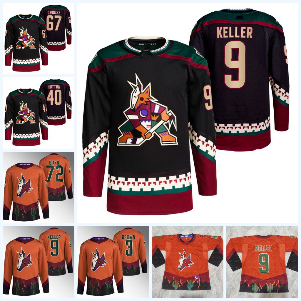Clayton Keller Coyotes Reverse Retro Jersey Shane Doan Travis Boyd Jack Mcbain Nick Schmaltz Lawson Crouse Christian Fischer Jakub Voracek Juuso Valimaki, Black
Clayton Keller Coyotes Reverse Retro Jersey Shane Doan Travis Boyd Jack Mcbain Nick Schmaltz Lawson Crouse Christian Fischer Jakub Voracek Juuso Valimaki, Black