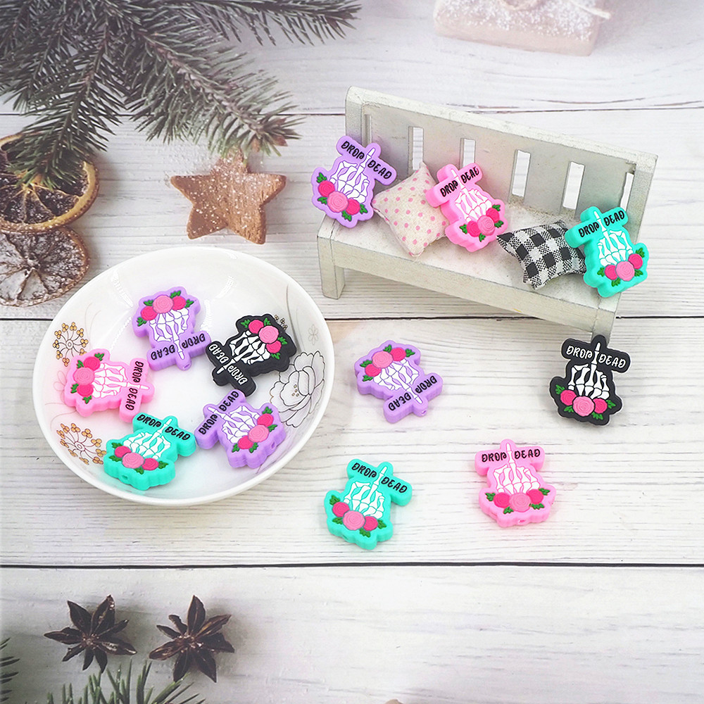 Acrylic Plastic Lucite Chenkai 10PCS Skeleton Middle Finger Beads Halloween Focal Bead BPA Free Infant Chewable Dummy Necklace Pacifier Toy Accessories 230619
Acrylic Plastic Lucite Chenkai 10PCS Skeleton Middle Finger Beads Halloween Focal Bead BPA Free Infant Chewable Dummy Necklace Pacifier Toy Accessories 230619