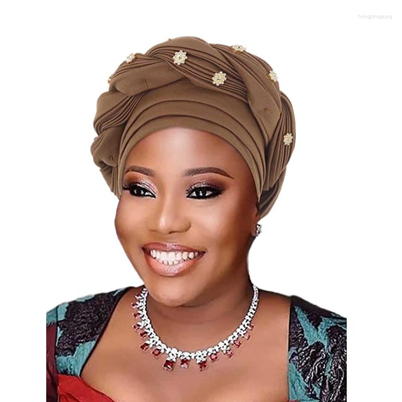 Ethnic Clothing Africa Turban Cap Women African Headtie Diamonds Braid Pre-Tied Bonnet Beanie Fashion Headwrap Muslim Headscarf Hat
Ethnic Clothing Africa Turban Cap Women African Headtie Diamonds Braid Pre-Tied Bonnet Beanie Fashion Headwrap Muslim Headscarf Hat