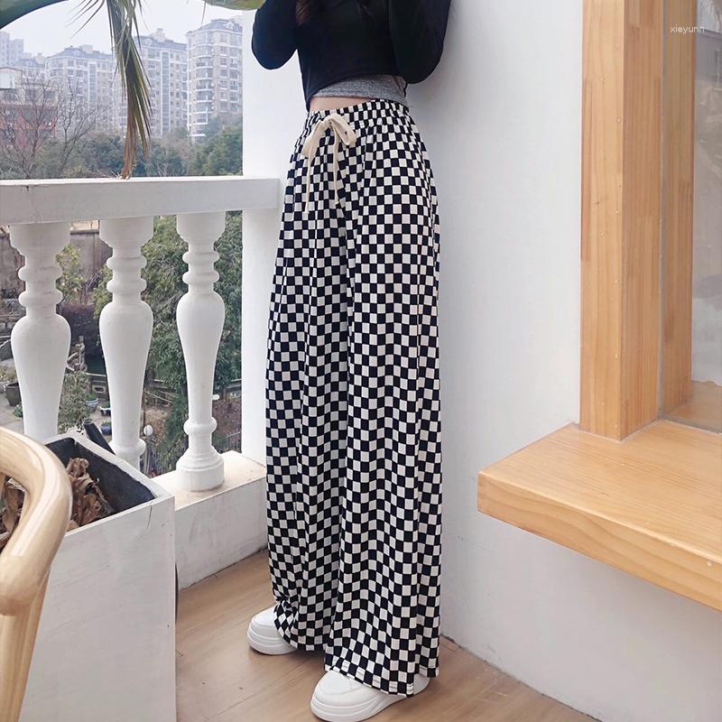 Women's Pants Women Loose Summer Plaid Soft Ice Silk Drape Long Slacks Thin Cool Wide Leg Drawstring High Waist Trousers, Leopard
Women's Pants Women Loose Summer Plaid Soft Ice Silk Drape Long Slacks Thin Cool Wide Leg Drawstring High Waist Trousers, Leopard