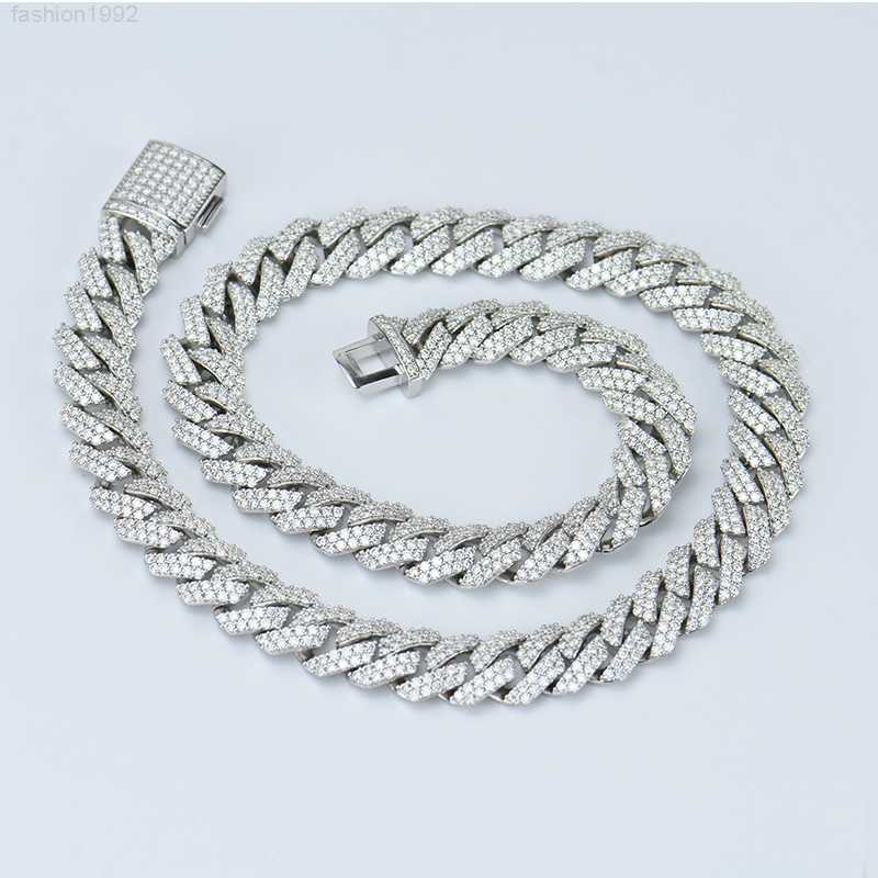Factory Wholesale 14k Gold Over Sterling Silver Moissanite Diamond Cuban Link Chain Men Women in White Yellow and Rose Gold
Factory Wholesale 14k Gold Over Sterling Silver Moissanite Diamond Cuban Link Chain Men Women in White Yellow and Rose Gold