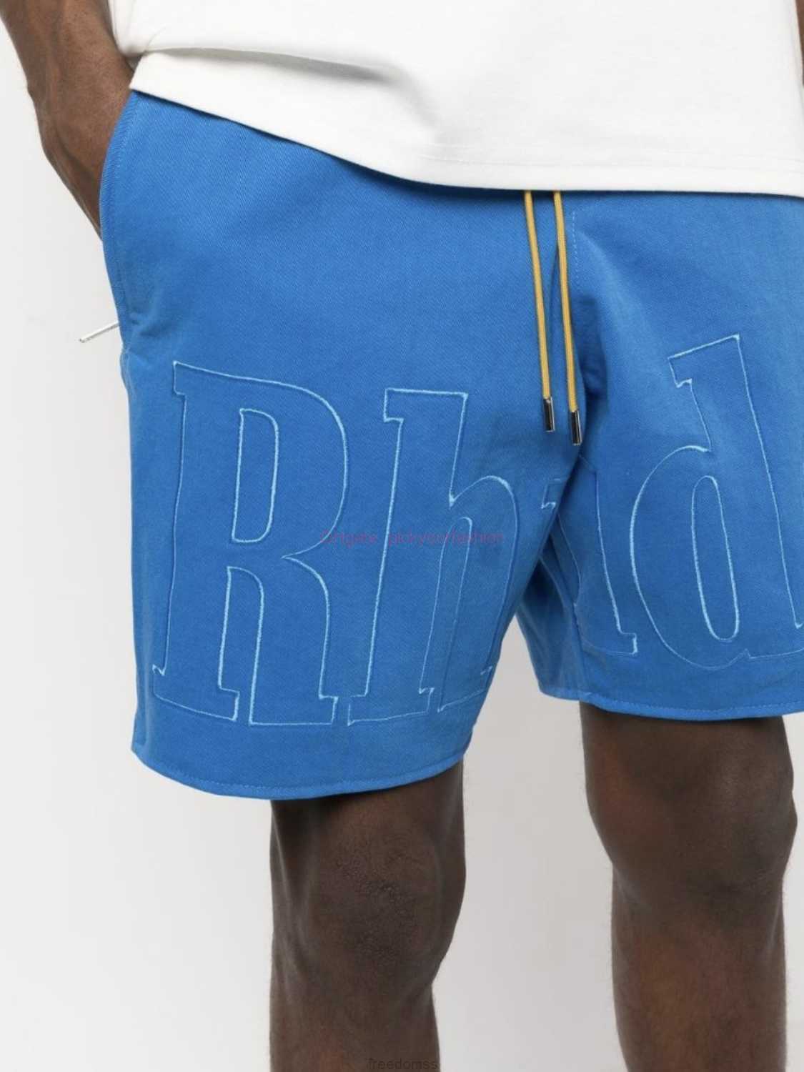 Designer Short Fashion Casual Clothing Beach shorts Rhude Summer Letter Embroidered Zipper Drawstring High Street Shorts Hip Hop Loose Sport Casual Beach Pants Jog, Blue
Designer Short Fashion Casual Clothing Beach shorts Rhude Summer Letter Embroidered Zipper Drawstring High Street Shorts Hip Hop Loose Sport Casual Beach Pants Jog, Blue