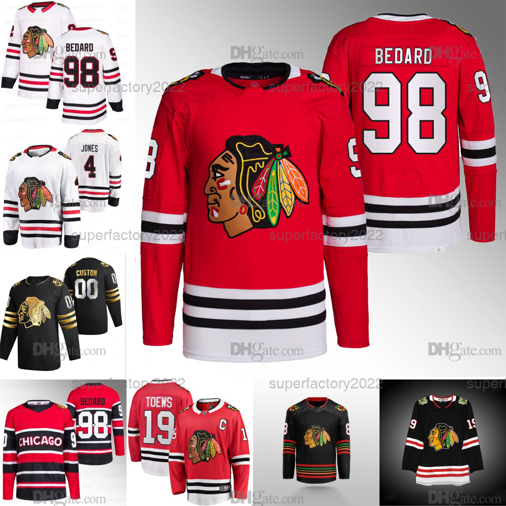 98 Connor Bedard Blackhawks Jersey Jonathan Toews Seth Jones Patrick Kane Ian Mitchell Petr Mrazek Reese Johnson Anders Bjork Jakub Pour Caleb Jones Bjork, Women s-xxl
98 Connor Bedard Blackhawks Jersey Jonathan Toews Seth Jones Patrick Kane Ian Mitchell Petr Mrazek Reese Johnson Anders Bjork Jakub Pour Caleb Jones Bjork, Women s-xxl