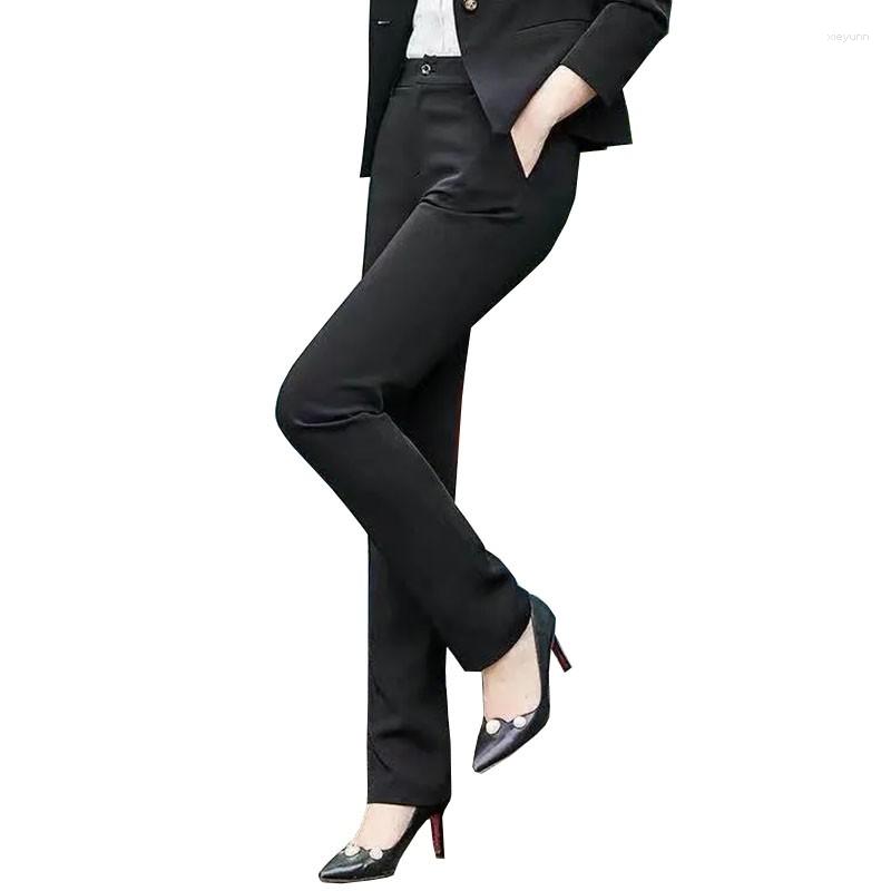 Women' Pants Elegant Career Pant Office Lady High Waist Straight Casual Ankle Length Women Trousers Suit Pockets 2023 Spring Autumn, Straight pants
Women' Pants Elegant Career Pant Office Lady High Waist Straight Casual Ankle Length Women Trousers Suit Pockets 2023 Spring Autumn, Straight pants