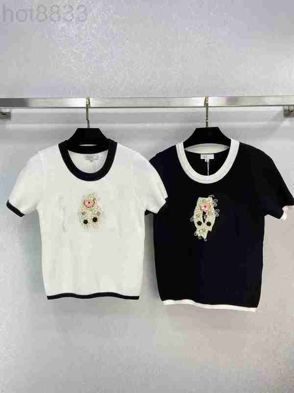 Women' Sweaters Designer 2023 New Spring Summer Milan Runway o Neck Short Sleeve Sweater High End Jacquard Pullover Tops 9HZZ, White
Women' Sweaters Designer 2023 New Spring Summer Milan Runway o Neck Short Sleeve Sweater High End Jacquard Pullover Tops 9HZZ, White