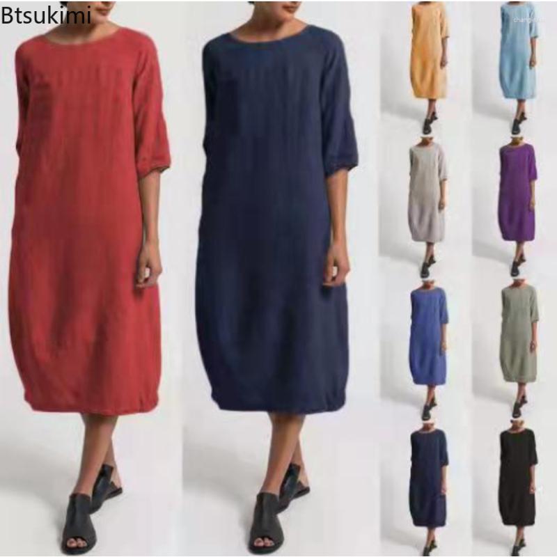 Casual Dresses Plus Size 4XL 5XL Women' Cotton Linen Dress With Half Sleeve Vintage Oversized Female Loose Party Vestidos, Black
Casual Dresses Plus Size 4XL 5XL Women' Cotton Linen Dress With Half Sleeve Vintage Oversized Female Loose Party Vestidos, Black