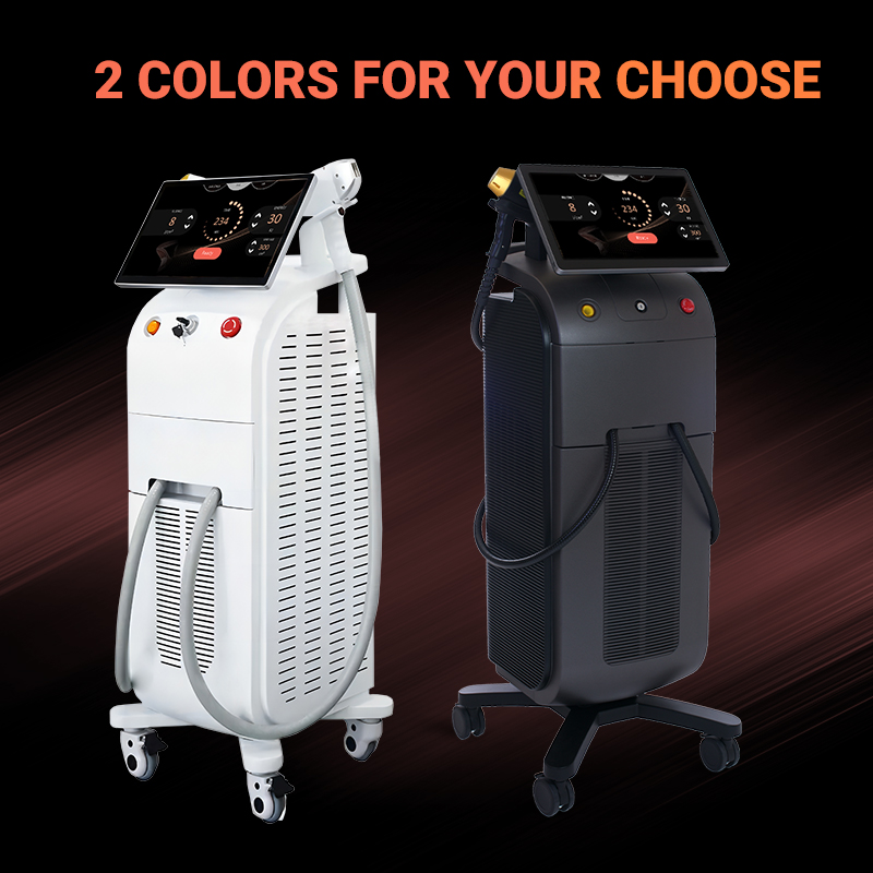 best lezar professional laser diode 755 808 1064 hair removal machine 2 handles long life use