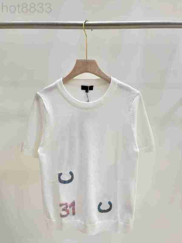 Women' Sweaters Designer 2023 Spring Summer Milan Runway o Neck Short Sleeve High End Jacquard Pullover Clothing MGVF, White
Women' Sweaters Designer 2023 Spring Summer Milan Runway o Neck Short Sleeve High End Jacquard Pullover Clothing MGVF, White