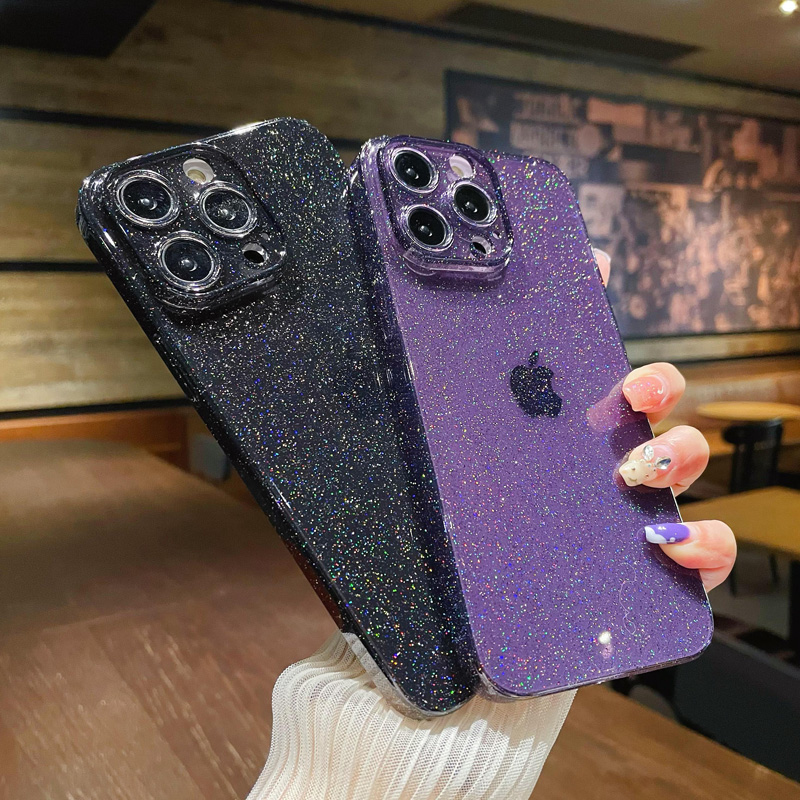 Luxury Bling Glitter Phone Case For iPhone 14 13 Pro Max Shockproof Transparent Solid Color PC Hard Cover Camera Protection
Luxury Bling Glitter Phone Case For iPhone 14 13 Pro Max Shockproof Transparent Solid Color PC Hard Cover Camera Protection