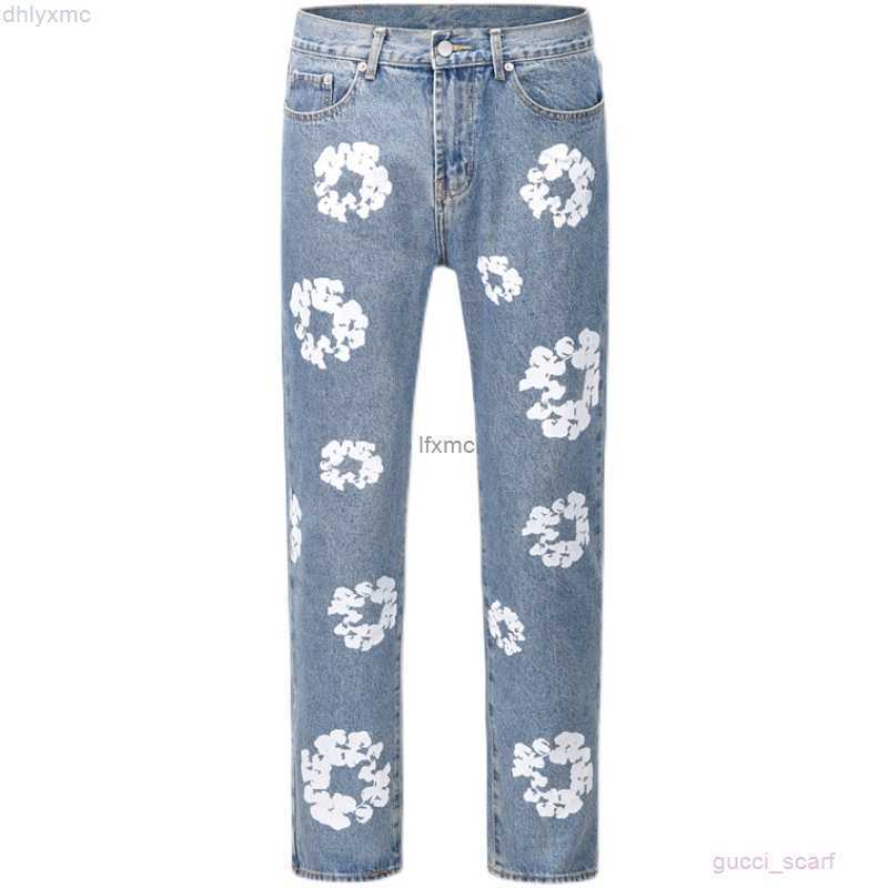 Men's Jeans High Street Denim Tears Style Kapok Washed Straight Fashion Vintage Loose Pants FWXE, Light blue
Men's Jeans High Street Denim Tears Style Kapok Washed Straight Fashion Vintage Loose Pants FWXE, Light blue