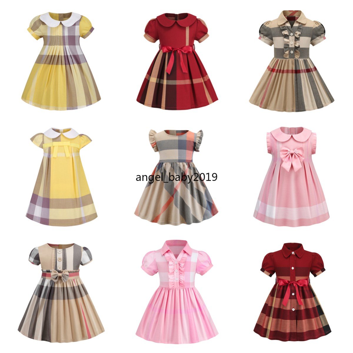 New Fashion Summer Plaid Cotton Bow Dresses for Baby Girls Casual Wear Kids Clothing Children Dress 2-6 Years A-line, 02
New Fashion Summer Plaid Cotton Bow Dresses for Baby Girls Casual Wear Kids Clothing Children Dress 2-6 Years A-line, 02