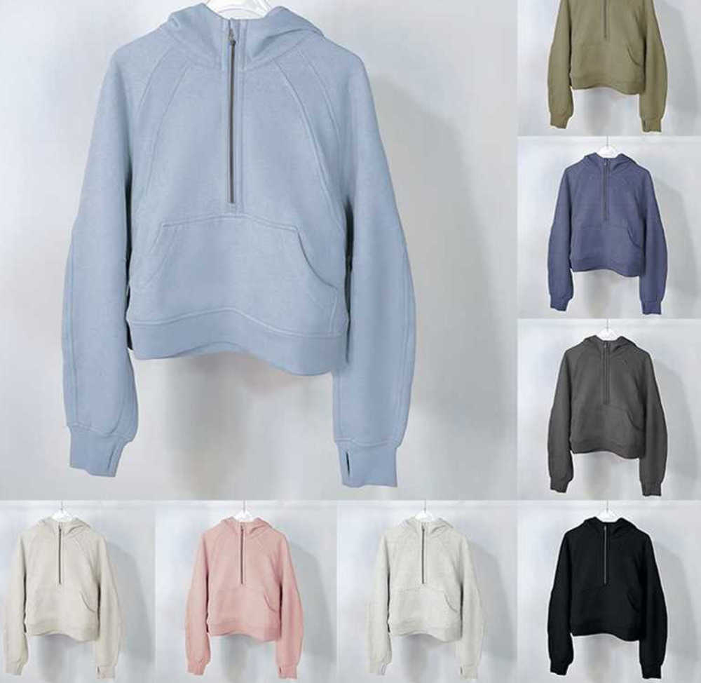 Autumn and winter yoga hoodie Scuba lulusaw womens Plus Velvet Thickening jackets hoodys sports half zipper terry designer sweater chothing loose
Autumn and winter yoga hoodie Scuba lulusaw womens Plus Velvet Thickening jackets hoodys sports half zipper terry designer sweater chothing loose