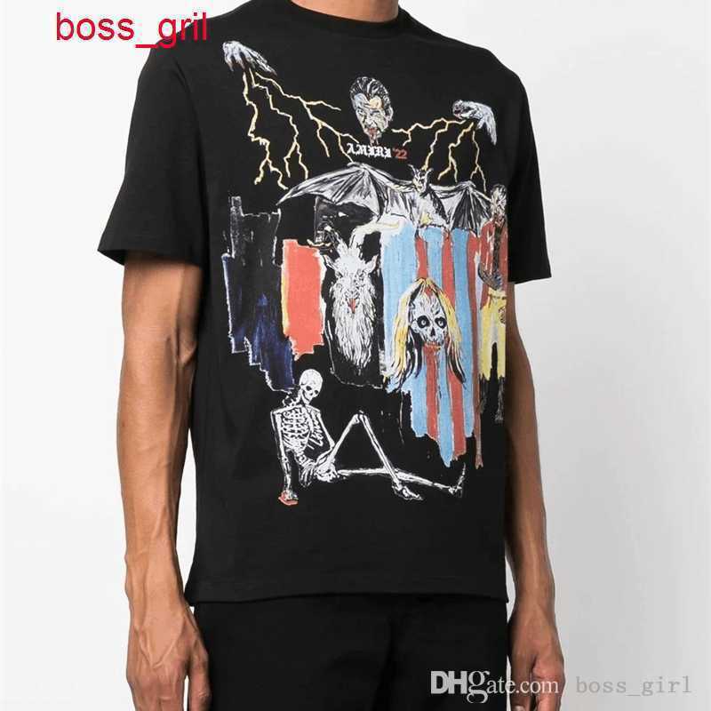 High Version Men' Short-sleeved T-shirt Skull Lightning Graffiti Splash-ink Color Printing Tops Tee, White
High Version Men' Short-sleeved T-shirt Skull Lightning Graffiti Splash-ink Color Printing Tops Tee, White