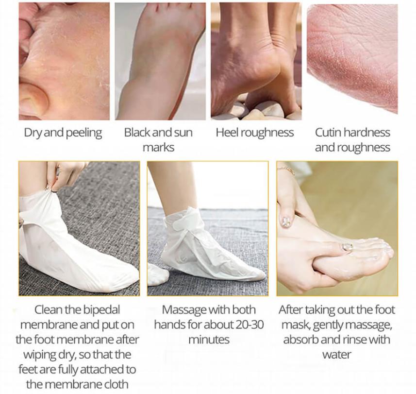 1Bag2pcs Exfoliating Foot Mask Socks For Pedicure Socks For Feet Peeling Foot Mask Health Care Skin Care Feet Dead Skin Removal4357965, Foot cream
1Bag2pcs Exfoliating Foot Mask Socks For Pedicure Socks For Feet Peeling Foot Mask Health Care Skin Care Feet Dead Skin Removal4357965, Foot cream