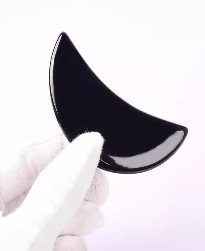 Gua Sha Massage Tool Beauty Moon Shape Natural Black Obsidian Guasha Board Massage Face Body Neck SPA Scraping Skin Detox Healing 6031975
Gua Sha Massage Tool Beauty Moon Shape Natural Black Obsidian Guasha Board Massage Face Body Neck SPA Scraping Skin Detox Healing 6031975