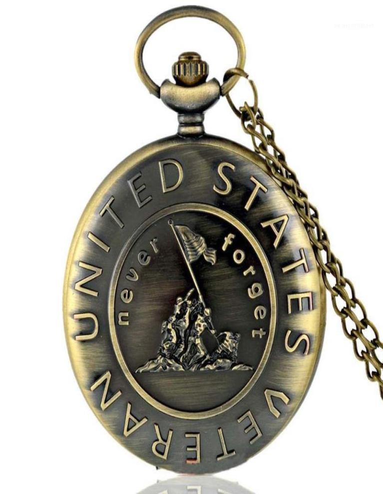 Vintage US Veteran Army Bronze Pocket Watch Quartz Necklace Pendant Antique Gift3845339, Gold
Vintage US Veteran Army Bronze Pocket Watch Quartz Necklace Pendant Antique Gift3845339, Gold
