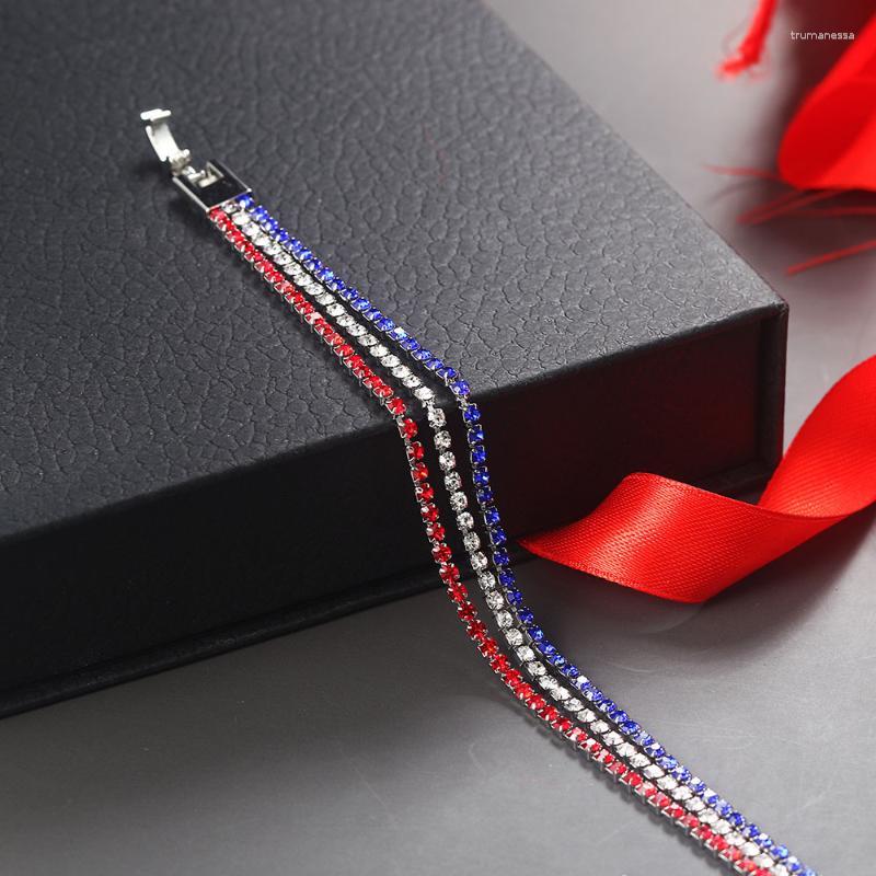 Link Bracelets Chain Three Rows Tennis Bracelet For Women Milticolor 2mm Cubic Zirconia Crystal On Hand Fashion Jewelry KC116 Raym22
Link Bracelets Chain Three Rows Tennis Bracelet For Women Milticolor 2mm Cubic Zirconia Crystal On Hand Fashion Jewelry KC116 Raym22