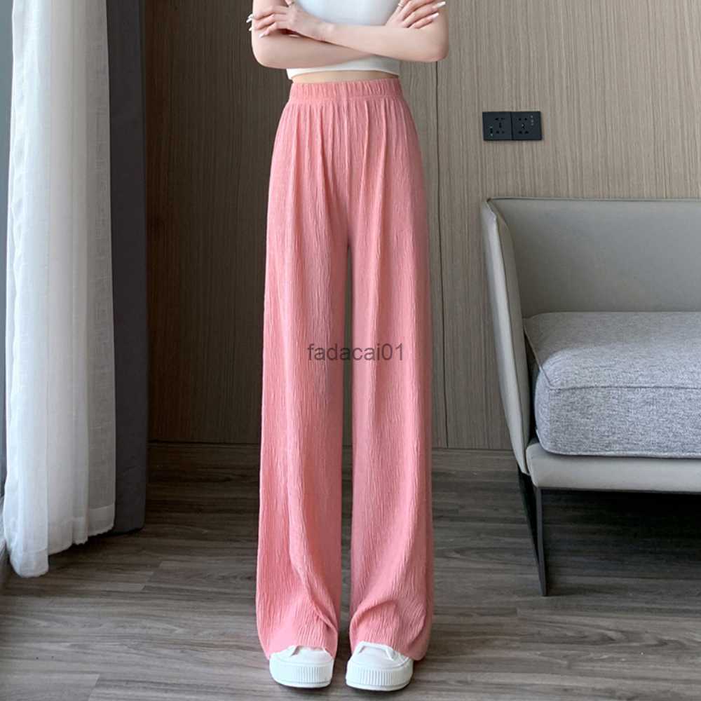 New Summer Women's High Waisted Straight Leg Pants Fashion Loose Long Trousers Womens Casual Female Streetwear L230621, Black
New Summer Women's High Waisted Straight Leg Pants Fashion Loose Long Trousers Womens Casual Female Streetwear L230621, Black