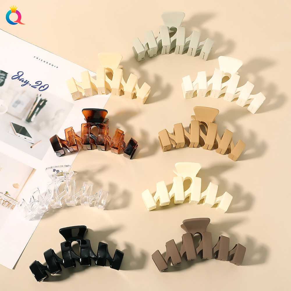 Korean Solid Hair Claws Elegant Acrylic Hair Clips Hairpins Barrette Headwear for Women Girls Chic Hair Accessories Gifts, Equally mixed colors
Korean Solid Hair Claws Elegant Acrylic Hair Clips Hairpins Barrette Headwear for Women Girls Chic Hair Accessories Gifts, Equally mixed colors