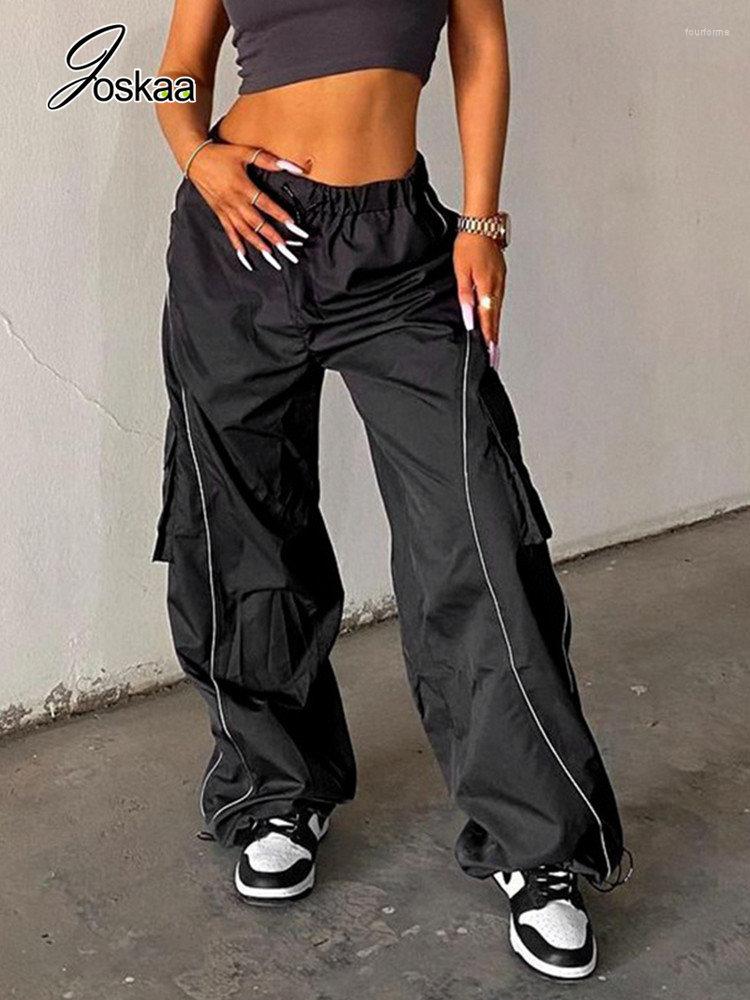 Women' Pants Joskaa Stripe Patchwork Black Baggy Women Drawstring Wide Leg Trousers 2023 Casual Sweatpants Female Bottoms Streetwear
Women' Pants Joskaa Stripe Patchwork Black Baggy Women Drawstring Wide Leg Trousers 2023 Casual Sweatpants Female Bottoms Streetwear