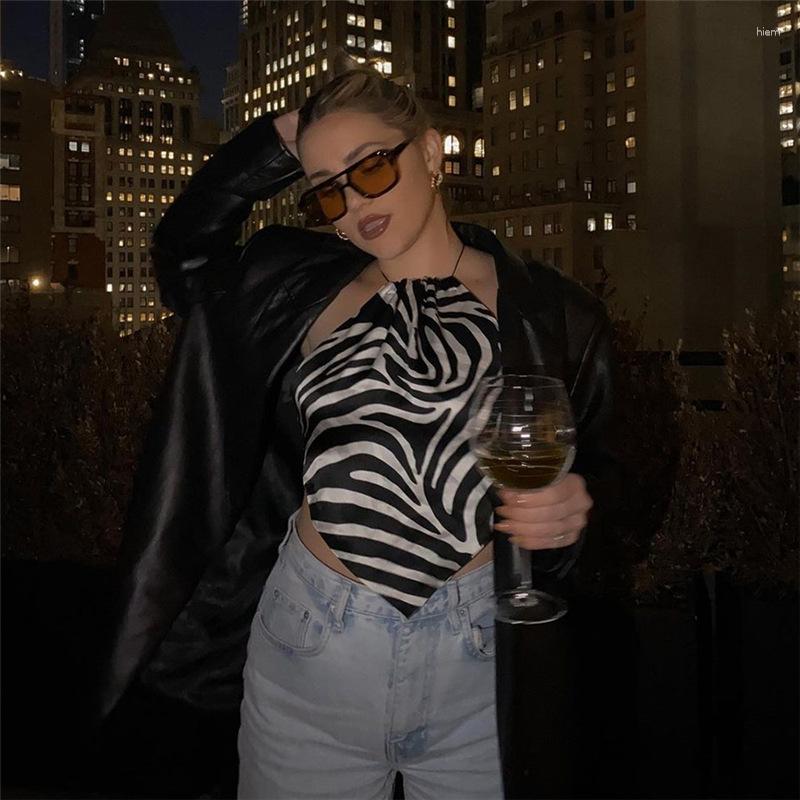 Women' Tanks 2023 Summer Sexy Zebra Stripe Print Crop Top Casual Cute Halter Slash Neck Backless Club Party Camisole Clothes For Women, Black
Women' Tanks 2023 Summer Sexy Zebra Stripe Print Crop Top Casual Cute Halter Slash Neck Backless Club Party Camisole Clothes For Women, Black